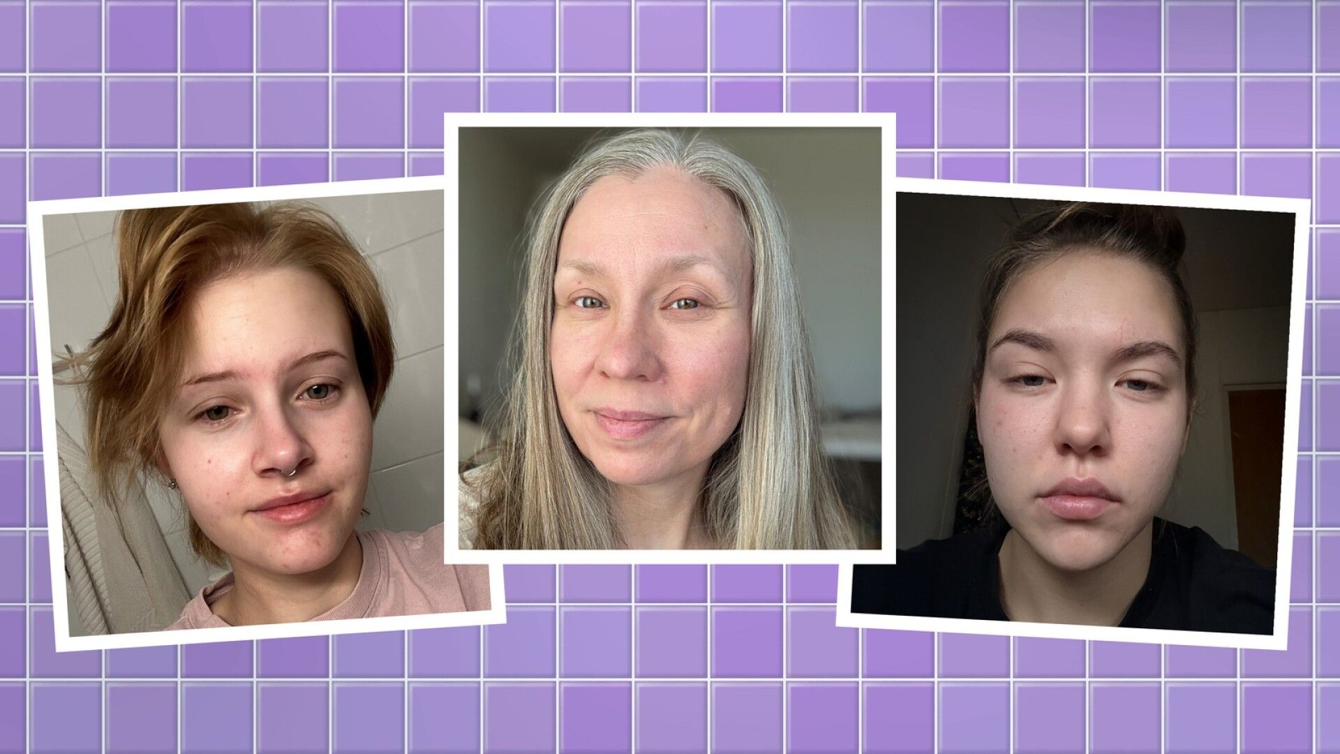 3 tavallista naista näyttää naamansa heti herättyään ja laittautumisen jälkeen