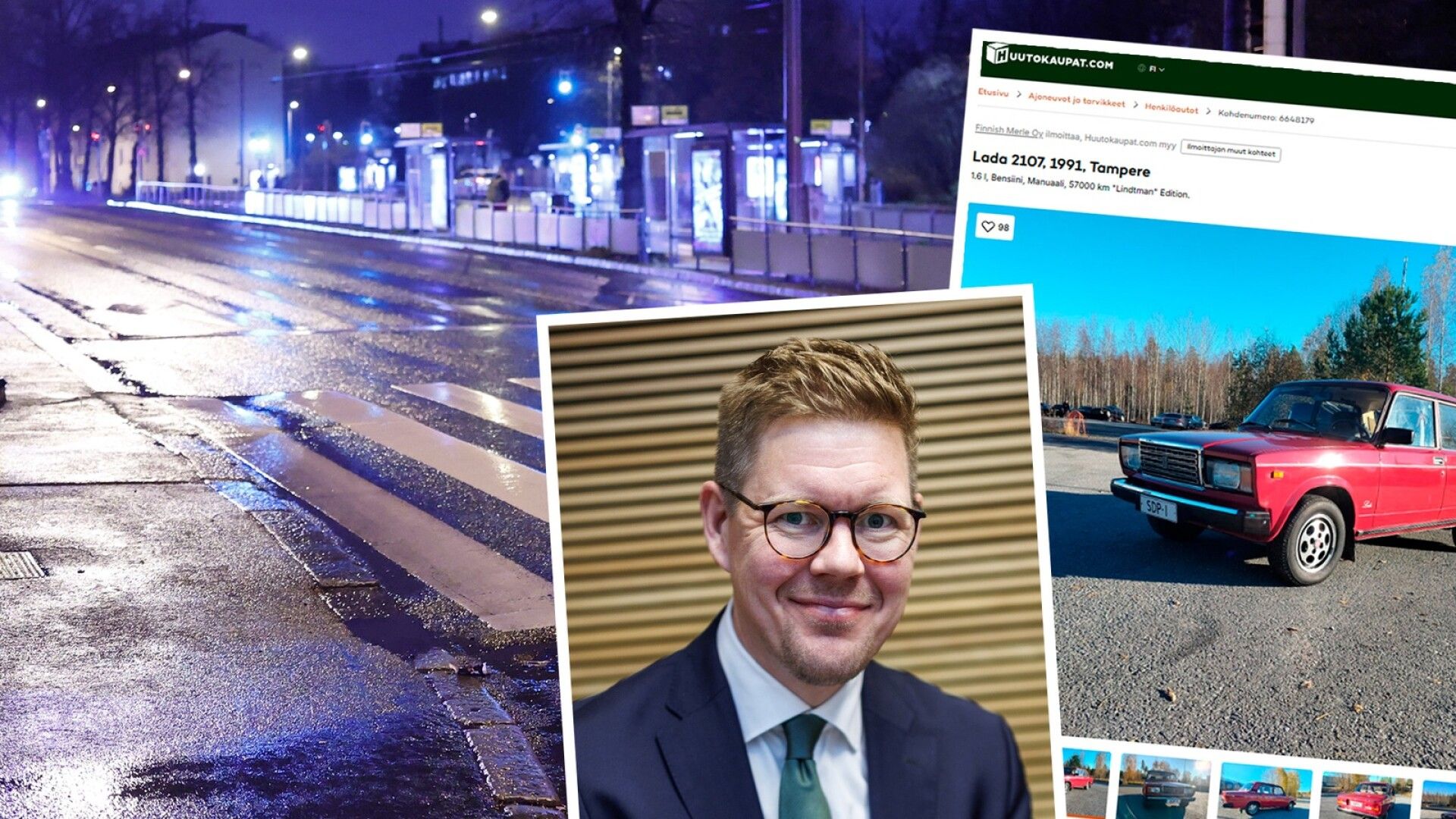 Myynti-ilmoitus Huutokaupat.comissa sai ostajat villeiksi: ”demarinpunainen” Lada todellisilla erikoiskilvillä