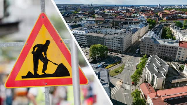 Töölössä syljetään työmaan työntekijöiden päälle