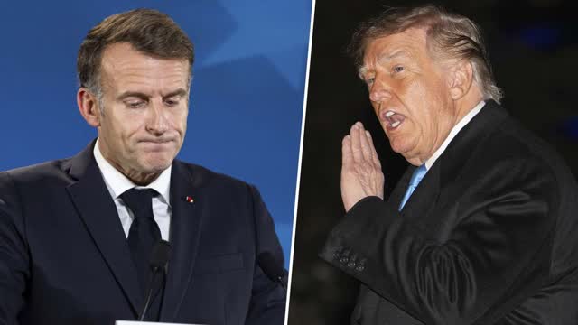 Macron tulistui Trumpin puheista