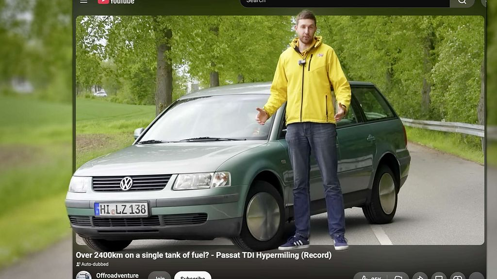 2 400 kilometriä yhdellä tankillisella! Vuoden 1998 Passat teki mykistävän tuloksen