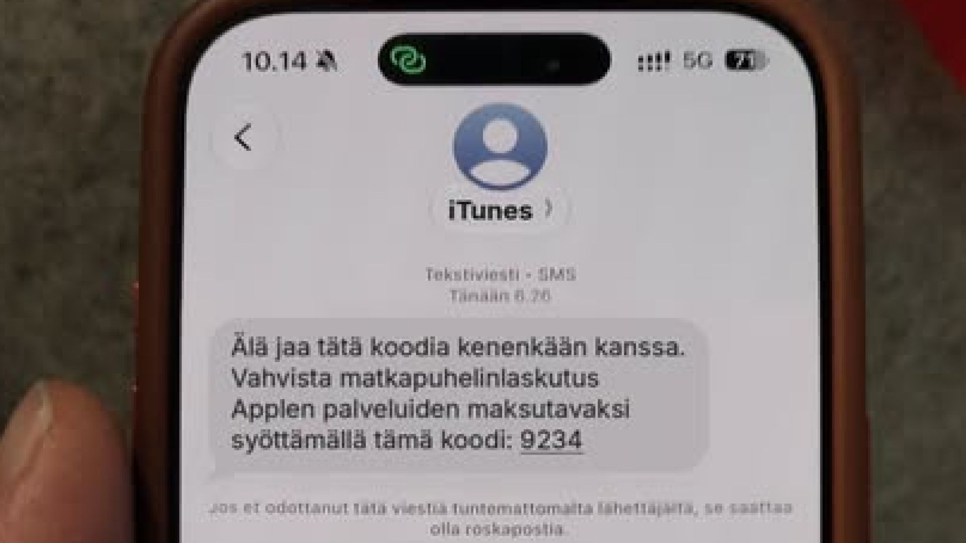 Poliisilta varoitus: Uusi huijaus näkyy vasta puhelinlaskussa