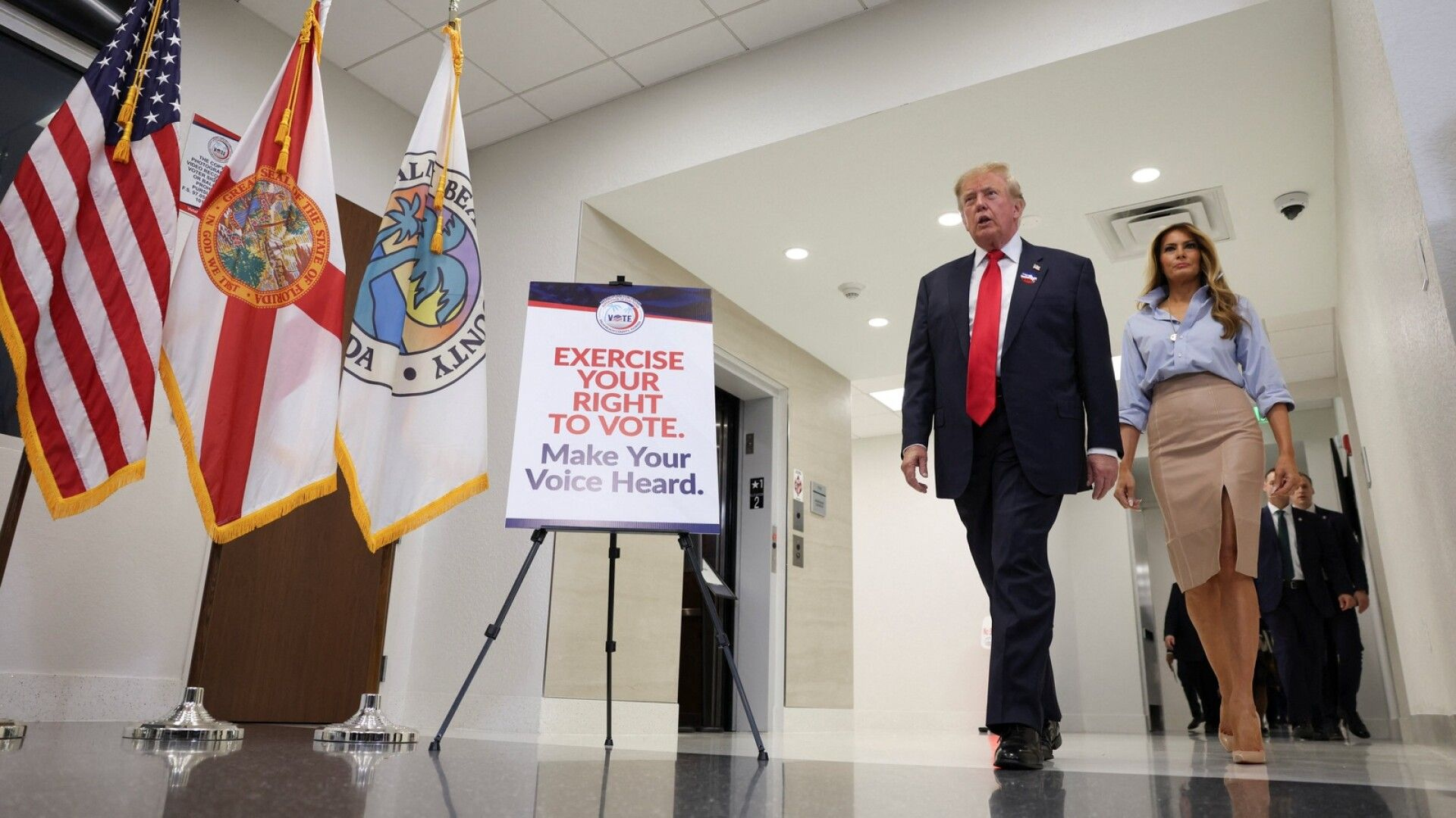 Trump äänesti välivaaleissa