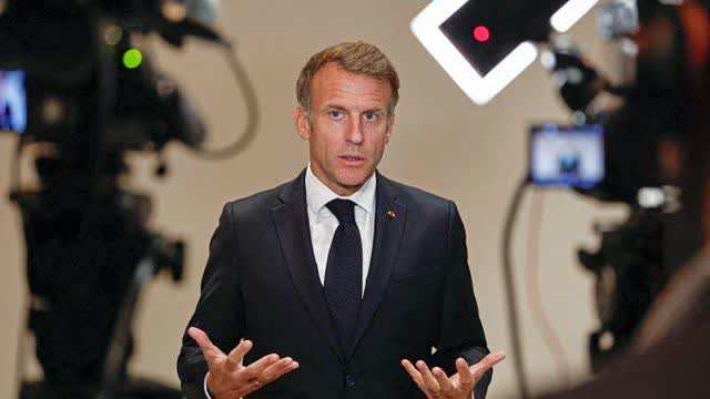 Macron arvosteli Ranskan kustannuksella kampanjoivia johtajia