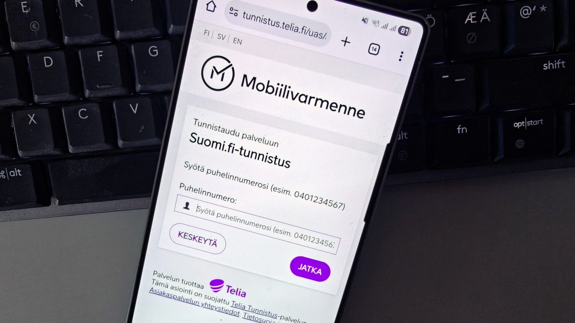 Mobiilivarmenteen käyttäjää voi odottaa ikävä yllätys